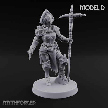 Spike Helmed Weapon Wielding Stigmatic Nun D gallery 6