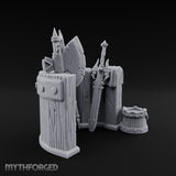 Spike-Maced Plank-Paneled Warrior's Weapon Holder gallery 3