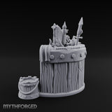 Spike-Maced Plank-Paneled Warrior's Weapon Holder gallery 7