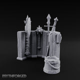 Spike-Maced Plank-Paneled Warrior's Weapon Holder gallery 9