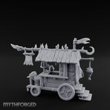 Spike-Rimmed Trinket-Hung Goblin Market Cart gallery 5