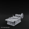 Spike-Rolled Skull-Scattered Torture Rack Table