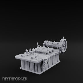Spike-Rolled Skull-Scattered Torture Rack Table