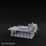 Spike-Rolled Skull-Scattered Torture Rack Table gallery 7