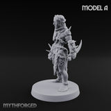 Spike Studded Blade Wielding Wretched Marauder A Miniature for Dungeons and Dragons, Pathfinder or other TTRPGs