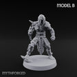 Spike Studded Blade Wielding Wretched Marauder B Miniature for Dungeons and Dragons, Pathfinder or other TTRPGs