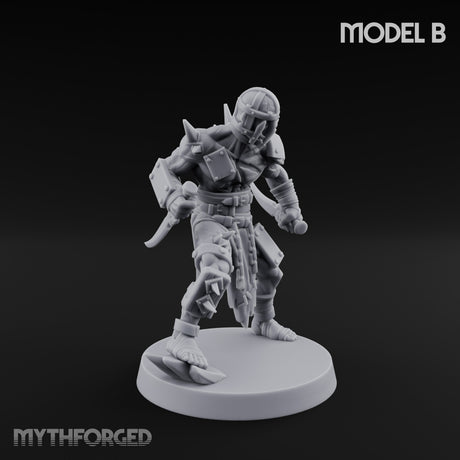 Spike Studded Blade Wielding Wretched Marauder B gallery 2