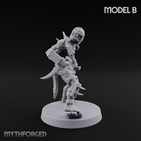 Spike Studded Blade Wielding Wretched Marauder B gallery 3