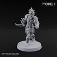 Spike Studded Blade Wielding Wretched Marauder C Miniature for Dungeons and Dragons, Pathfinder or other TTRPGs