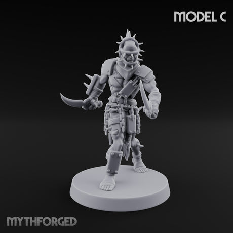Spike Studded Blade Wielding Wretched Marauder C