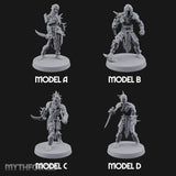 Spike Studded Blade Wielding Wretched Marauders Miniature for Dungeons and Dragons, Pathfinder or other TTRPGs