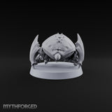 Nothing Under the Shell but Teeth Giant Crab with Spiked Carapace and Blade Legs A