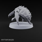 Nothing Under the Shell but Teeth Giant Crab with Spiked Carapace and Blade Legs C