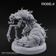 Spine Bristling Aberration Whispering Worm A Miniature for Dungeons and Dragons, Pathfinder or other TTRPGs