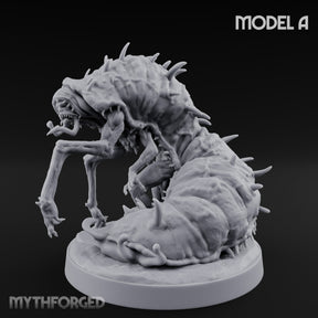 Spine Bristling Aberration Whispering Worm A Miniature for Dungeons and Dragons, Pathfinder or other TTRPGs