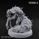 Spine Bristling Aberration Whispering Worm A Miniature for Dungeons and Dragons, Pathfinder or other TTRPGs
