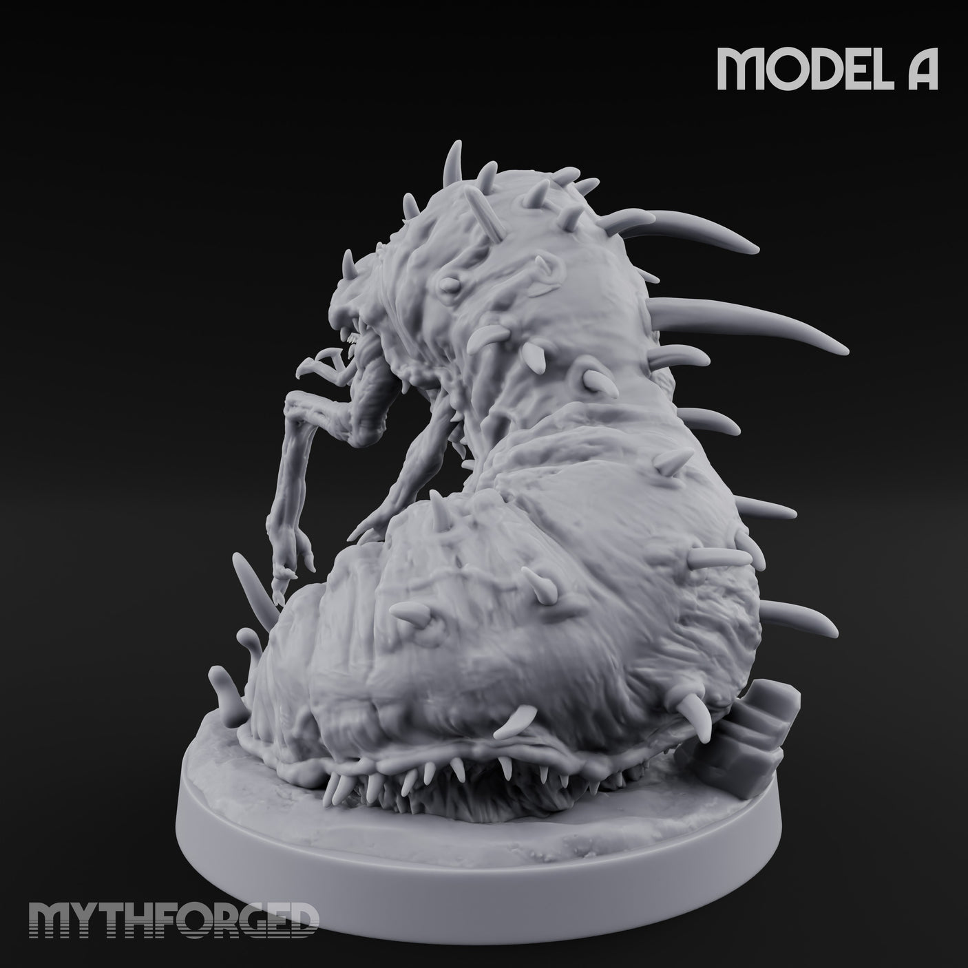 Spine Bristling Aberration Whispering Worm A Miniature for Dungeons and Dragons, Pathfinder or other TTRPGs