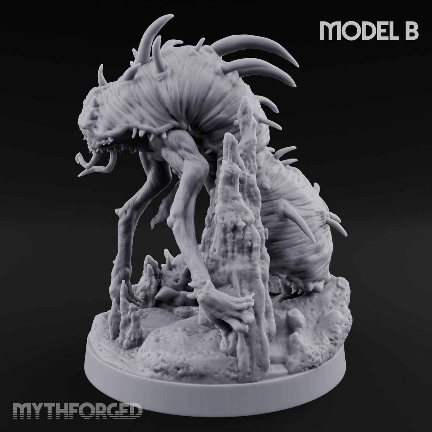 Spine Bristling Aberration Whispering Worm B Miniature for Dungeons and Dragons, Pathfinder or other TTRPGs