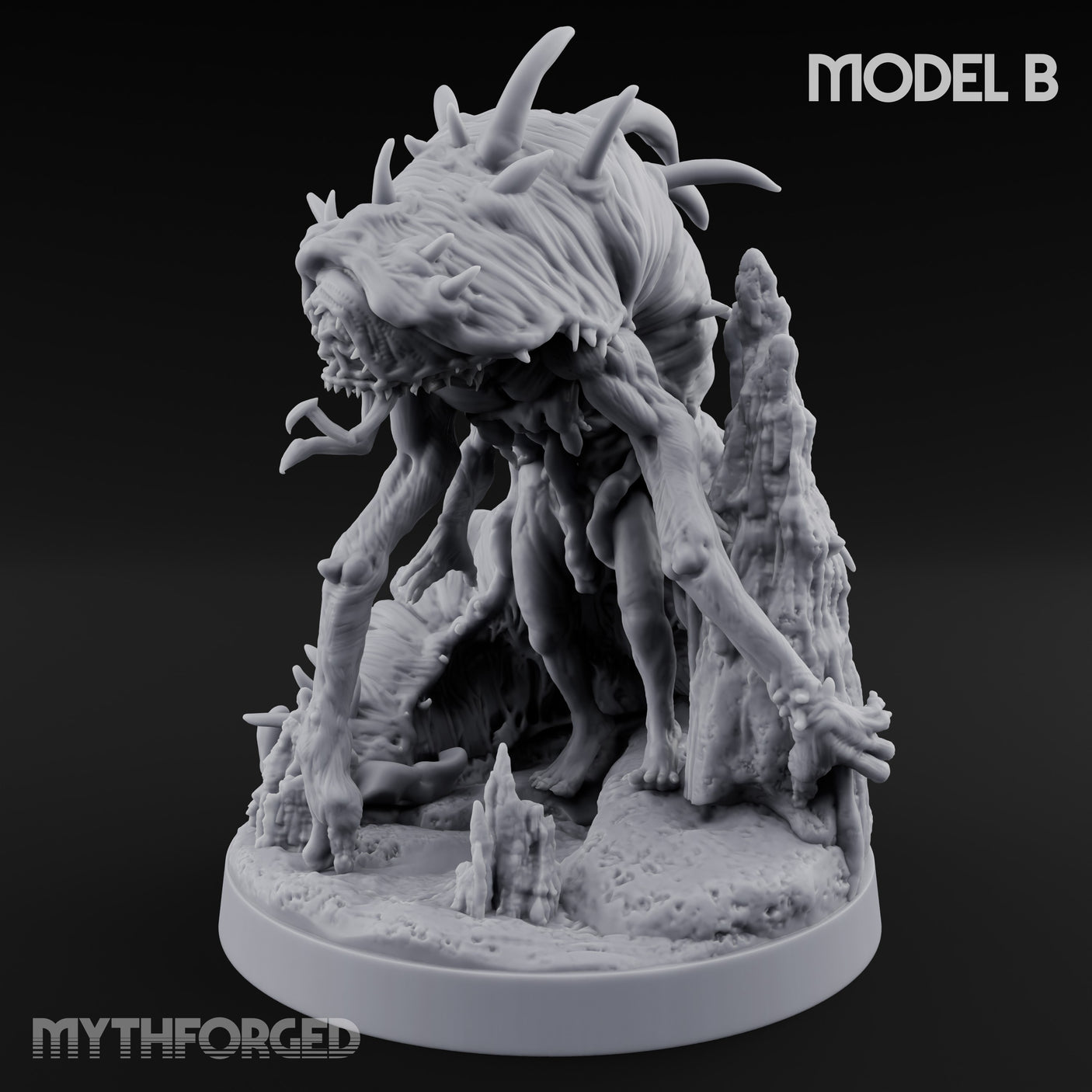 Spine Bristling Aberration Whispering Worm B Miniature for Dungeons and Dragons, Pathfinder or other TTRPGs