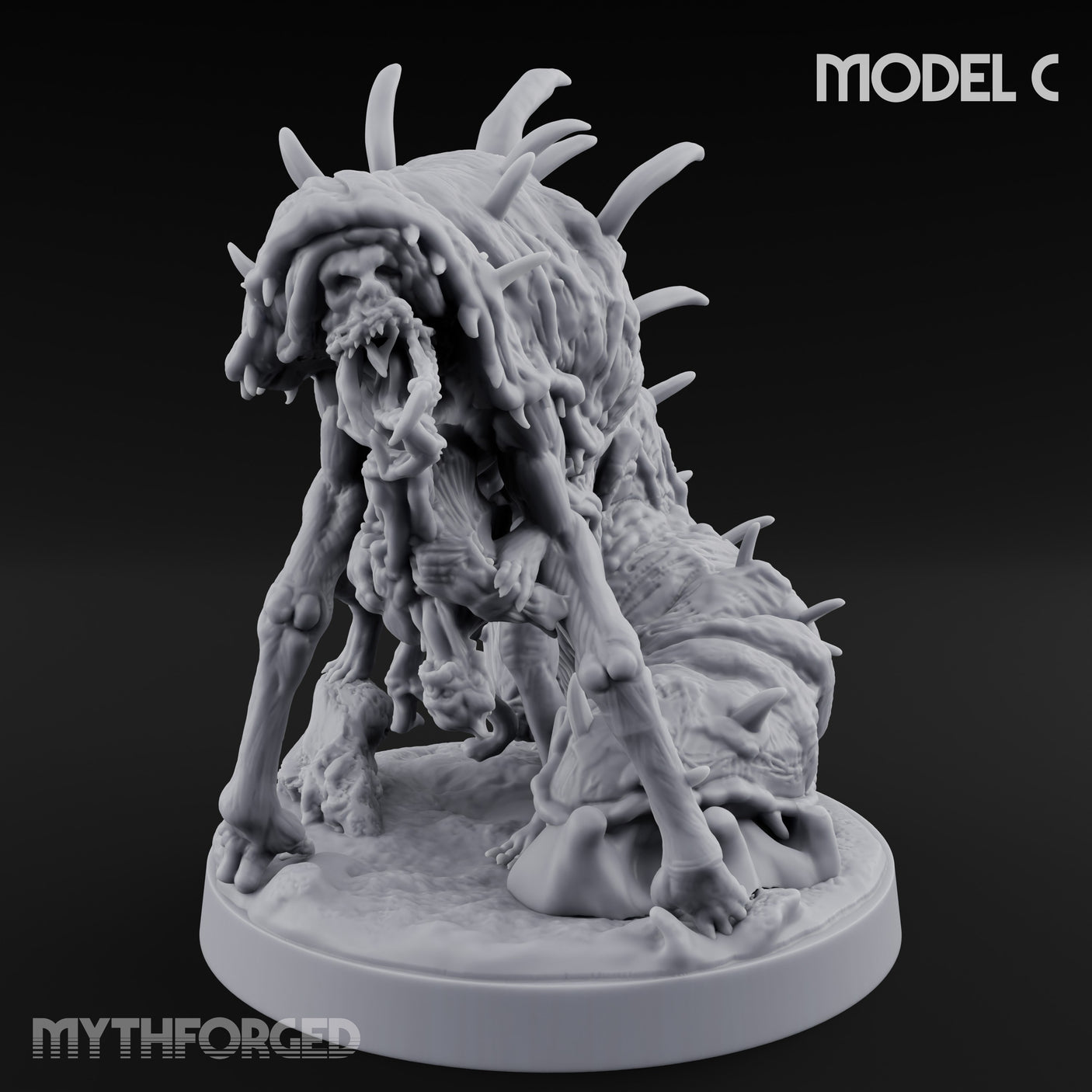 Spine Bristling Aberration Whispering Worm C Miniature for Dungeons and Dragons, Pathfinder or other TTRPGs
