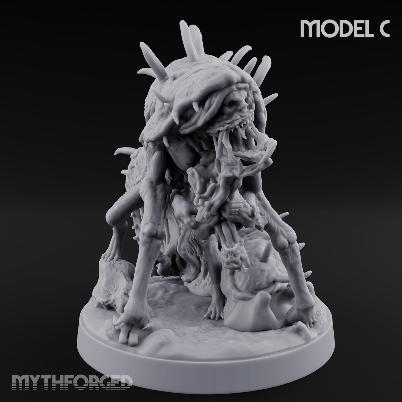 Spine Bristling Aberration Whispering Worm C Miniature for Dungeons and Dragons, Pathfinder or other TTRPGs