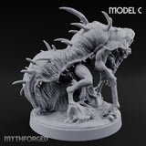 Spine Bristling Aberration Whispering Worm C Miniature for Dungeons and Dragons, Pathfinder or other TTRPGs