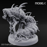 Spine Bristling Aberration Whispering Worm C Miniature for Dungeons and Dragons, Pathfinder or other TTRPGs