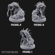 Spine Bristling Whispering Worms Miniature for Dungeons and Dragons, Pathfinder or other TTRPGs