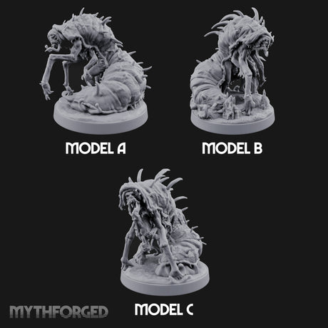 Spine Bristling Whispering Worms — Full Set