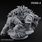 Spines Bursting Demon Hound A Miniature for Dungeons and Dragons, Pathfinder or other TTRPGs