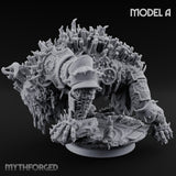 Spines Bursting Demon Hound A Miniature for Dungeons and Dragons, Pathfinder or other TTRPGs