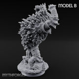 Spines Bursting Demon Hound B Miniature for Dungeons and Dragons, Pathfinder or other TTRPGs