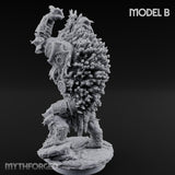 Spines Bursting Demon Hound B Miniature for Dungeons and Dragons, Pathfinder or other TTRPGs