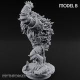 Spines Bursting Demon Hound B Miniature for Dungeons and Dragons, Pathfinder or other TTRPGs