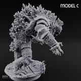 Spines Bursting Demon Hound C Miniature for Dungeons and Dragons, Pathfinder or other TTRPGs