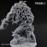 Spines Bursting Demon Hound C Miniature for Dungeons and Dragons, Pathfinder or other TTRPGs