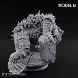 Spines Bursting Demon Hound D Miniature for Dungeons and Dragons, Pathfinder or other TTRPGs