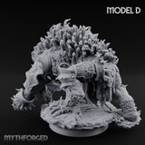 Spines Bursting Demon Hound D Miniature for Dungeons and Dragons, Pathfinder or other TTRPGs