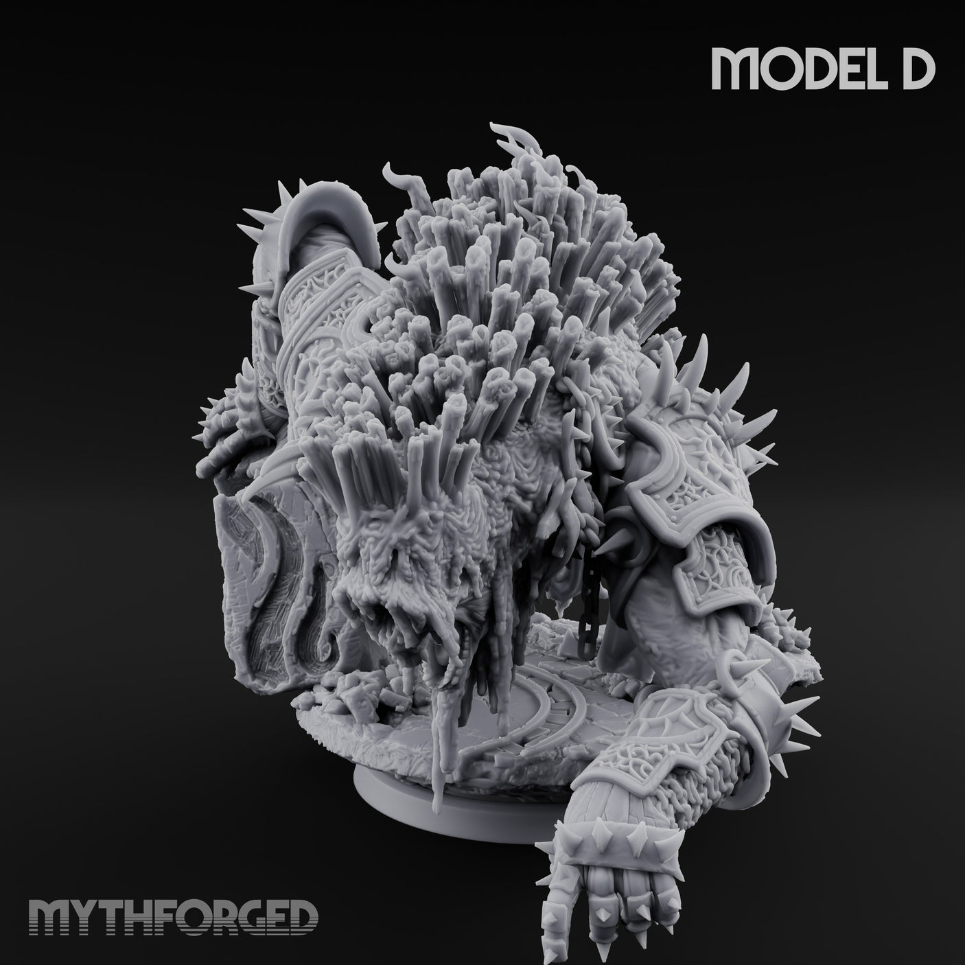 Spines Bursting Demon Hound D Miniature for Dungeons and Dragons, Pathfinder or other TTRPGs