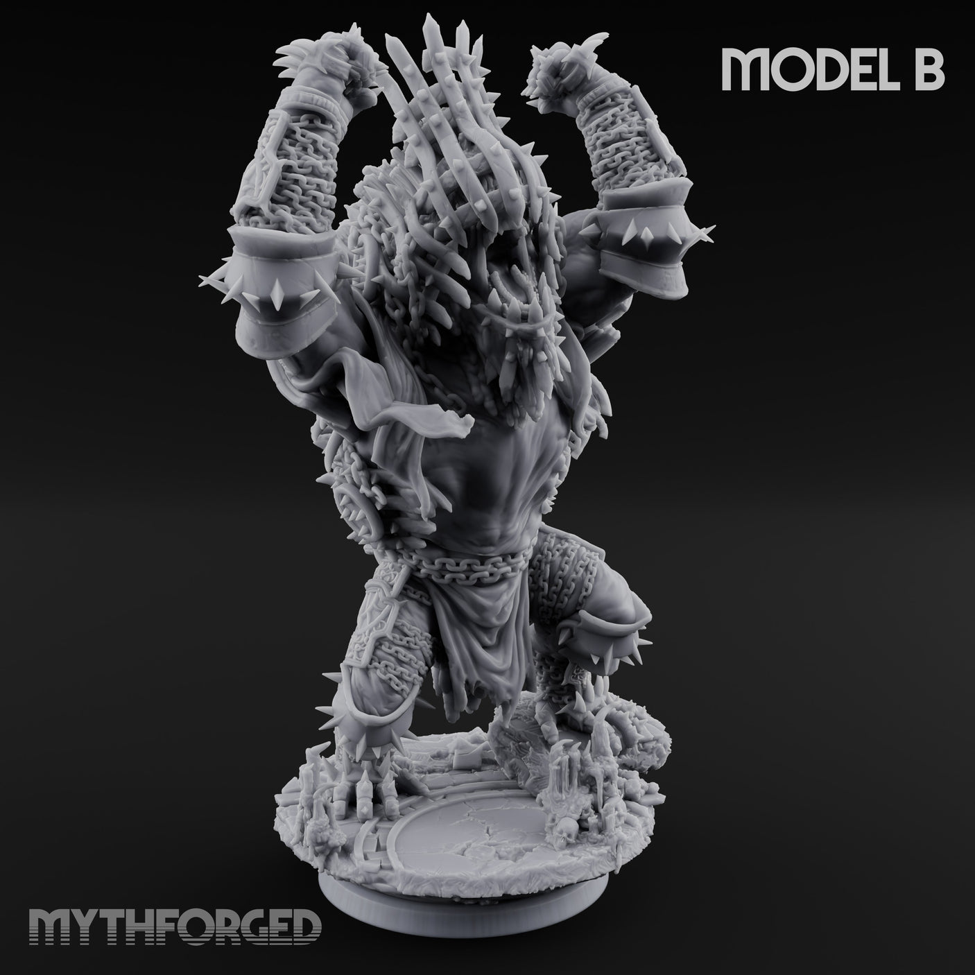 Spines Bursting Demon Hounds Miniature for Dungeons and Dragons, Pathfinder or other TTRPGs