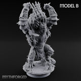 Spines Bursting Demon Hounds Miniature for Dungeons and Dragons, Pathfinder or other TTRPGs