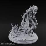 Spines Erupting Maw Agape Zombie Aberration Miniature for Dungeons and Dragons, Pathfinder or other TTRPGs