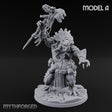 Spirit Channelling Lizardfolk Shaman A Miniature for Dungeons and Dragons, Pathfinder or other TTRPGs