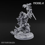 Spirit Channelling Lizardfolk Shaman A Miniature for Dungeons and Dragons, Pathfinder or other TTRPGs