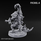 Spirit Channelling Lizardfolk Shaman A Miniature for Dungeons and Dragons, Pathfinder or other TTRPGs