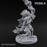 Spirit Channelling Lizardfolk Shaman B Miniature for Dungeons and Dragons, Pathfinder or other TTRPGs