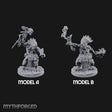 Spirit Channelling Lizardfolk Shamans Miniature for Dungeons and Dragons, Pathfinder or other TTRPGs