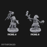 Spirit Channelling Lizardfolk Shamans Miniature for Dungeons and Dragons, Pathfinder or other TTRPGs