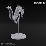 Perched And Calm Spirit Dragons B Miniature for Dungeons and Dragons, Pathfinder or other TTRPGs