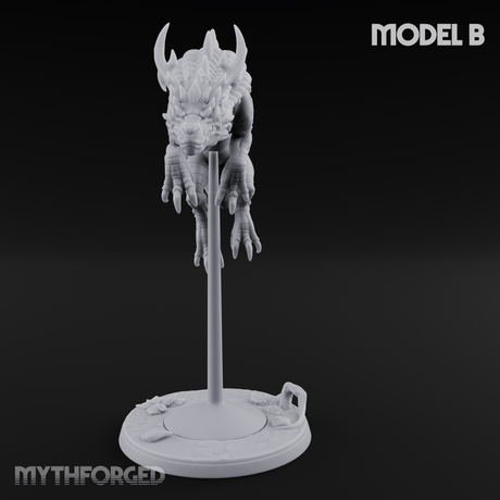 Perched And Calm Spirit Dragons B Miniature for Dungeons and Dragons, Pathfinder or other TTRPGs